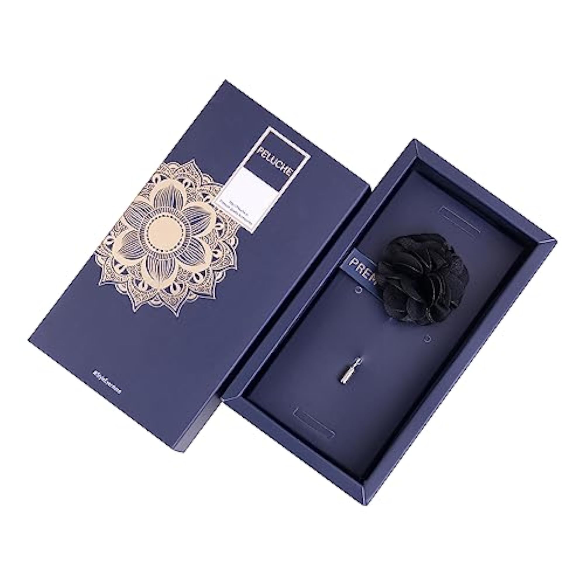 Ornamental Treat Floral Brooch for Men